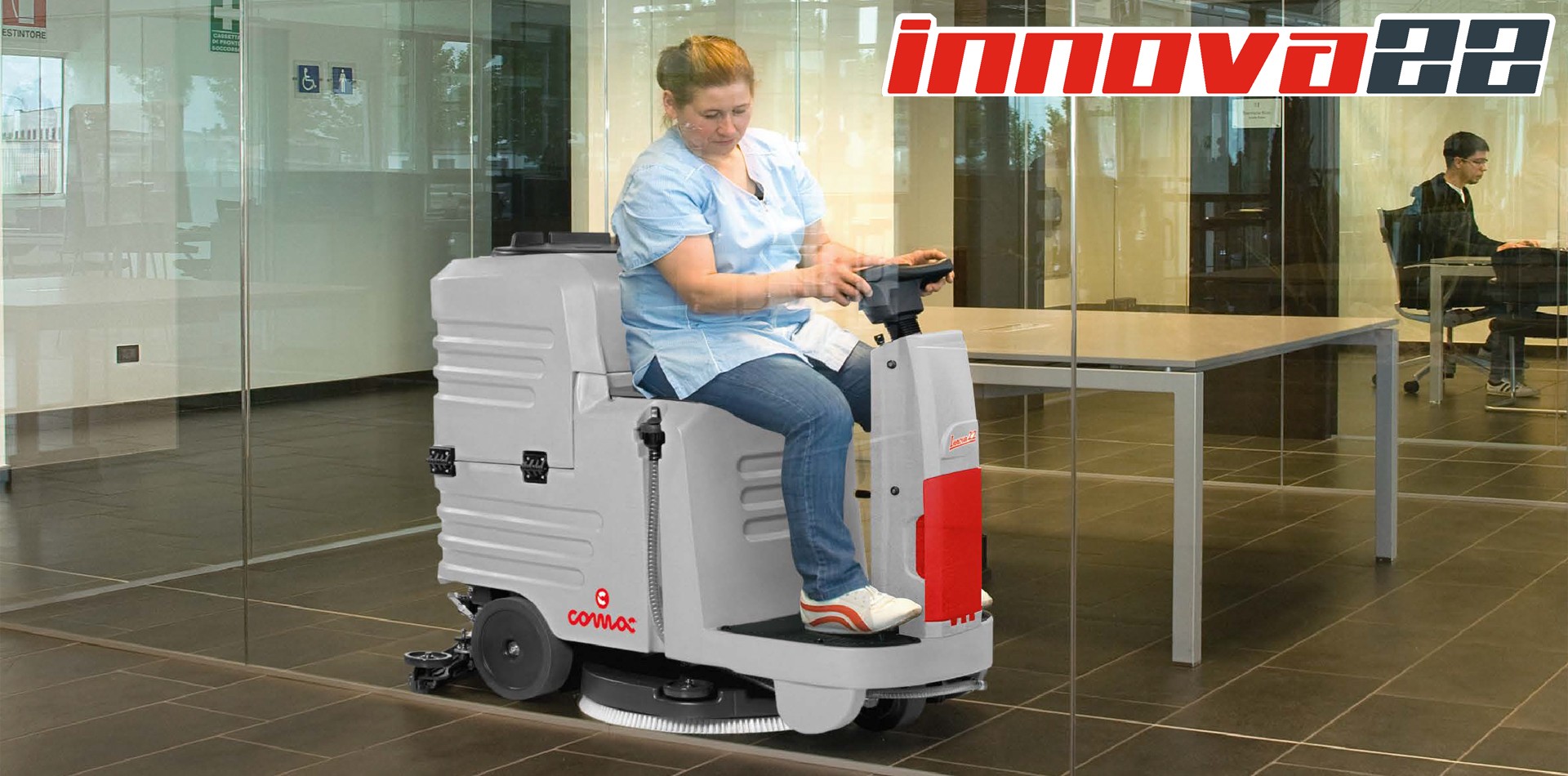 Innova 22B 駕駛式洗地機,意大利科邁柯駕駛式洗地機 Innova 22B 駕駛式洗地機,意大利科邁柯駕駛式洗地機